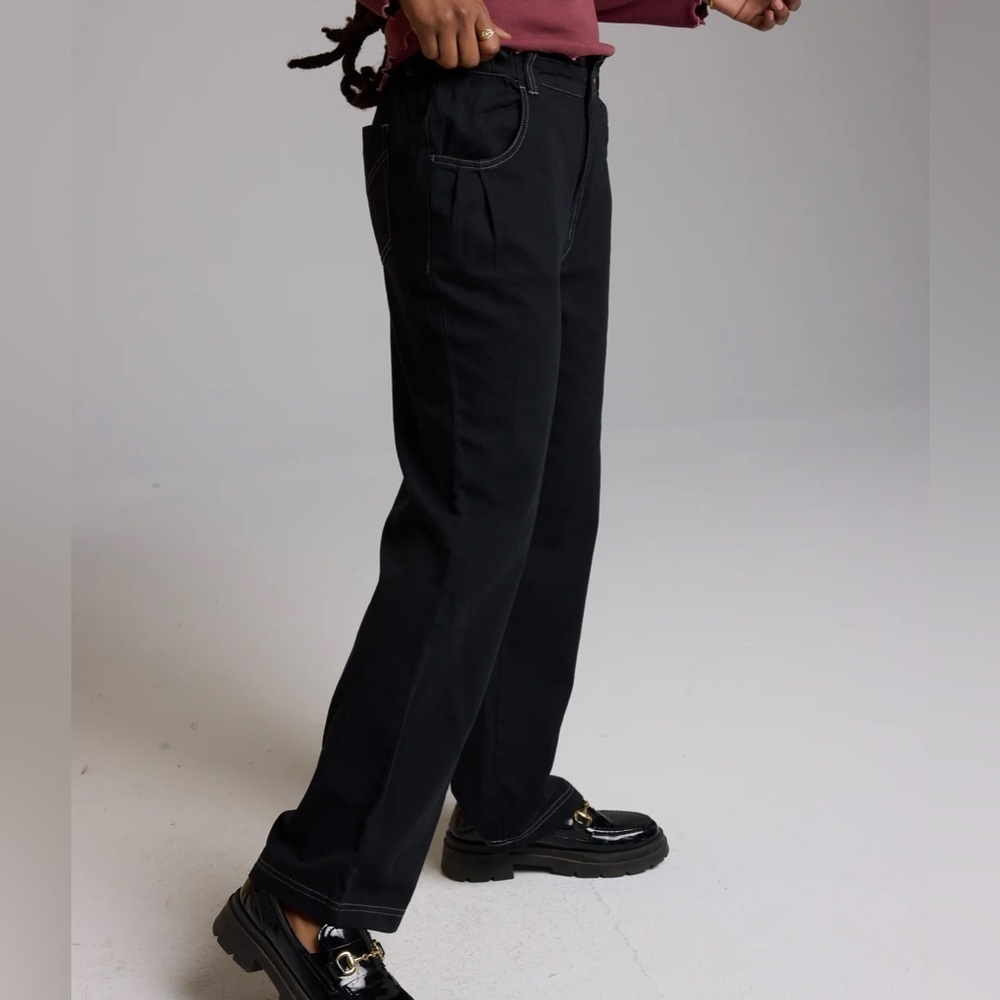 Known Supply • NWT Sailor Black Pants Organic Cotton Twill